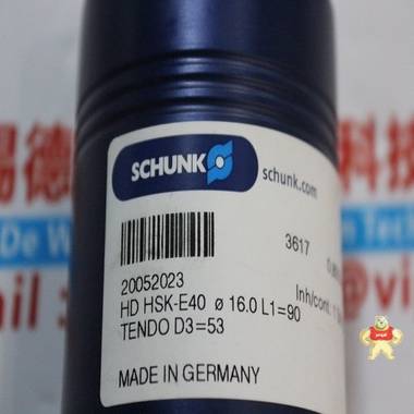 新品德国SCHUNK雄克传感器20052023HD HSK-E40 L1=90TENDO D3=53 