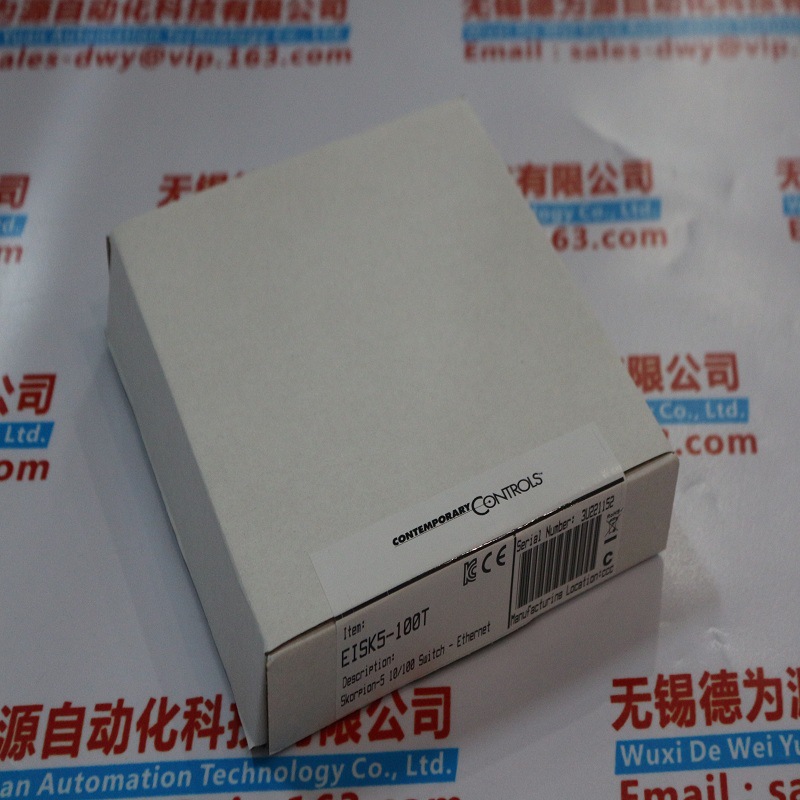 新品美国CONTEMPORARY CONTROLS交换机EISK5-100T原装供应中