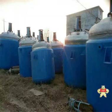 二手反應釜 二手1立方-30立方不銹鋼電加熱反應釜 太極搪瓷反應釜 