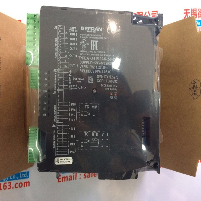 无锡德为源优势供应意大利GEFRAN杰佛伦传感器MN22-6-M-B35D-4-U-E(配三根母头电缆)