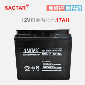 SAGTAR 蓄电池NP24-12 12V24AH 应急照明 电梯 消防 直流屏 SAGTAR 12V24AH,UPS蓄电池,应急照明,电梯,机房应急