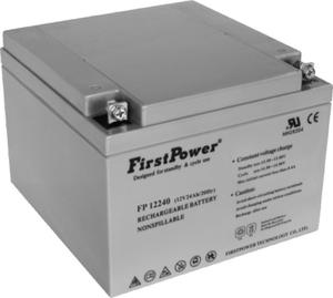 FirstPower(一电)  FP12240 蓄电池 12V24AH 应急照明 计算机系统 直流屏 一电蓄电池,12v24ah,通讯设备,应急照明,ups蓄电池