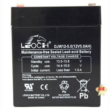 理士蓄電池DJW12-5.0 卷閘門電機(jī)電池 12V5AH 卷簾門12V4.5AH電瓶 理士蓄電池,理士電池,理士12v5ah,理士消防蓄電池,理士應(yīng)急蓄電池