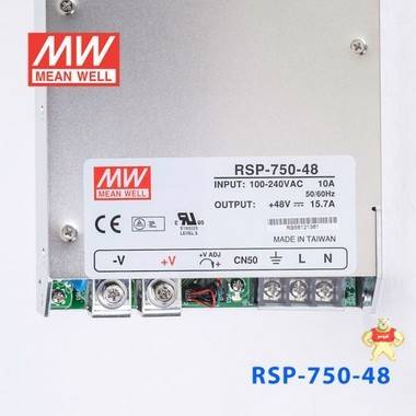 原装正品台湾明纬电源RSP-750-12 750W 12V62.5A 单路可调电压输出带功率因素校正1U薄型明纬开关电源 RSP-750-12,明纬电源,明纬开关电源,台湾明纬电源,MEAN WELL