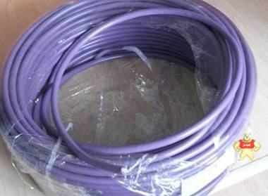 西门子PLC紫色电缆6XV1830-0EH10 PROFIBUS FC 标准电缆 GP， 2 芯总线 