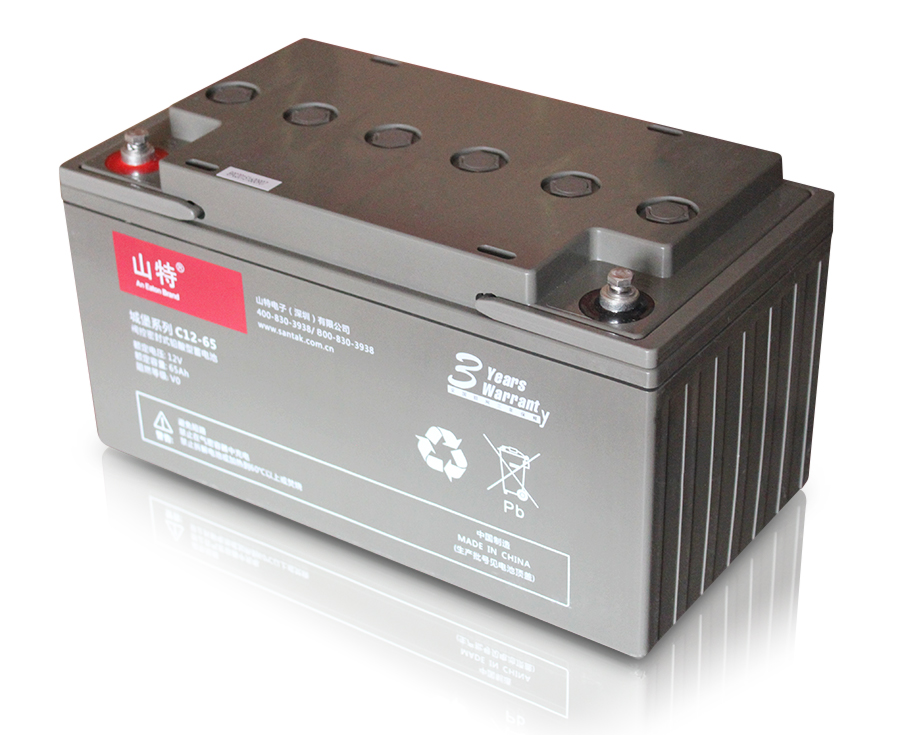 山特（SANTAK）12V65AH UPS电池交通电力免维护蓄电池 城堡C12-65AH包邮