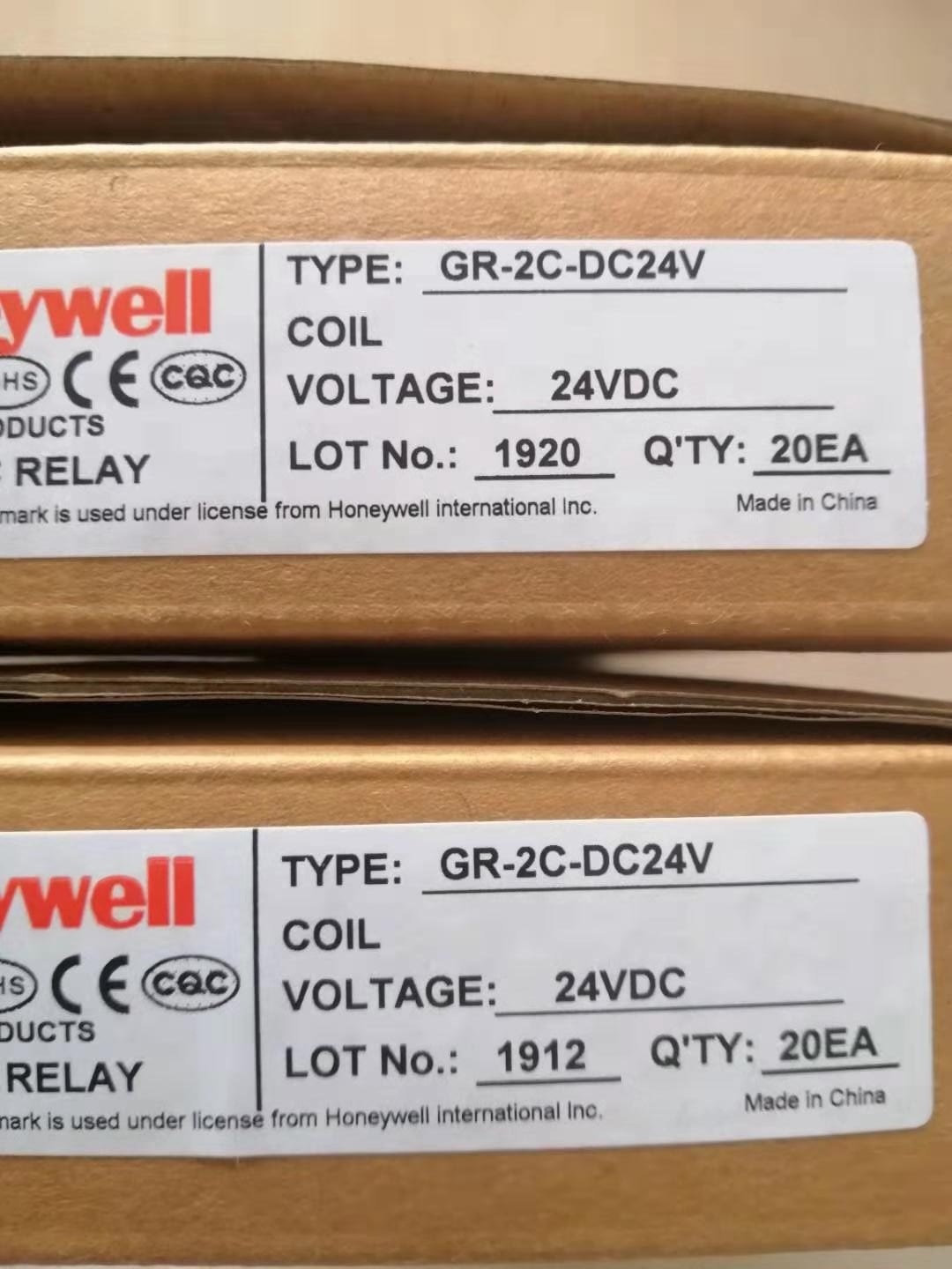 霍尼韦尔中间继电器;GR-2C-DC24V GR-2C-DC24V,霍尼韦尔,继电器,中间继电器