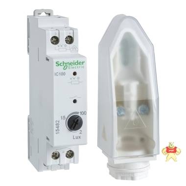 施耐德 光敏開關(guān)(帶墻式探測頭) IC100 IC100光敏開關(guān)(帶墻式探測頭),光敏開關(guān),模數(shù)化控制產(chǎn)品