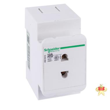 施耐德 PC导轨插座 A9 PC 2P 10A A9A16412 插座,导轨插座,底座