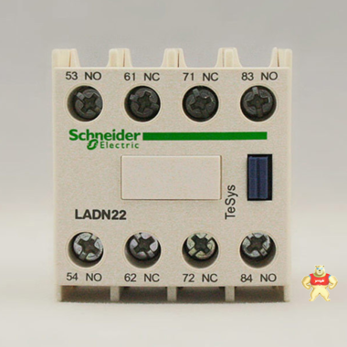 SCHNEIDER施耐德交流接触器LADN22C辅助触点 施耐德,辅助触点模块,2开2闭,LADN22C