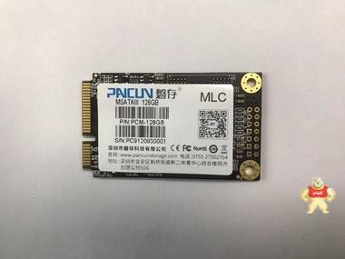 磐存SSD固态硬盘MSATA接口128GB MLC 适用行业：OPS收银机触摸一体机自助终端工业主板网关 MSATA,128GB,MLC,SSD,固态硬盘