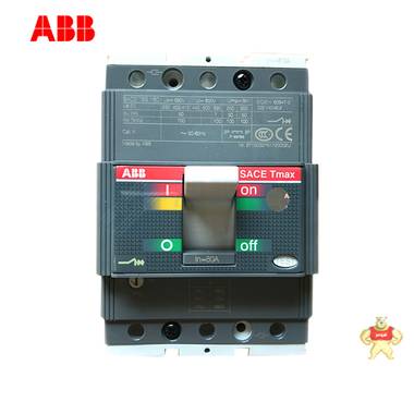 ABB Tmax塑壳断路器；T2S160 TMD40/500 FF 3P 断路器,塑壳,空开