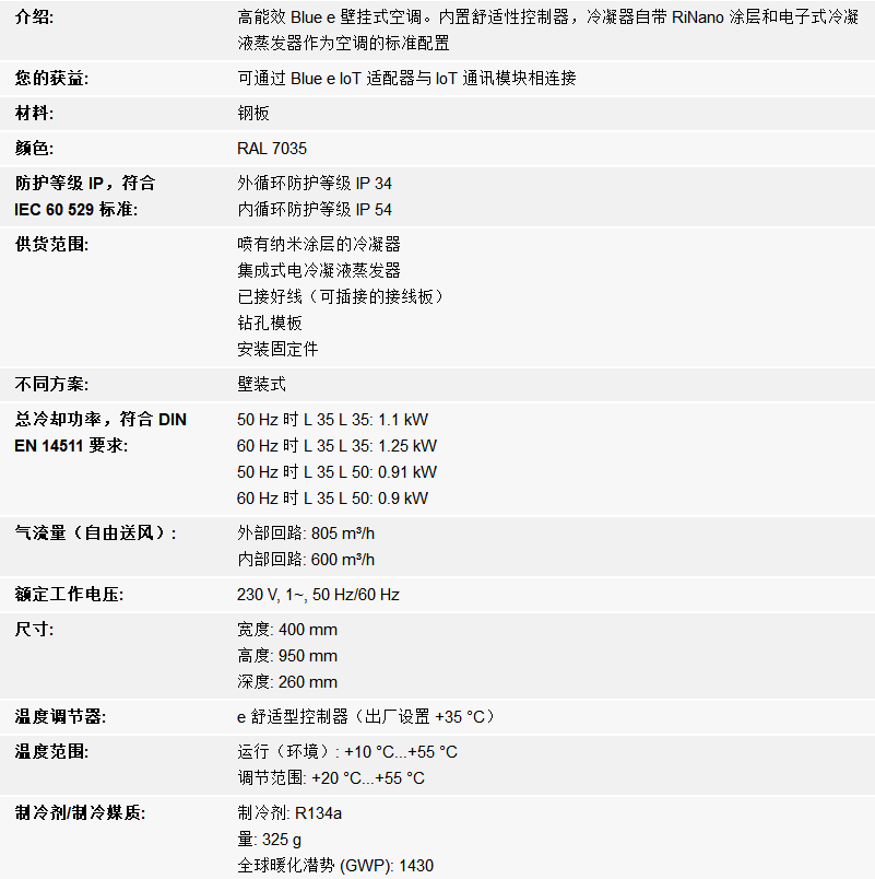 德国威图RITTAL SK3304500 3304.500 1000W 威图冷却器空调