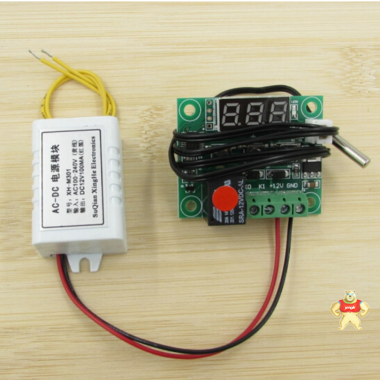 XH-W1209数显数字温控器高精度温度控制器模块的价格 数显温度控制器,温度控制模块的功能,温度控制模块的使用说明,温度控制模块的价格