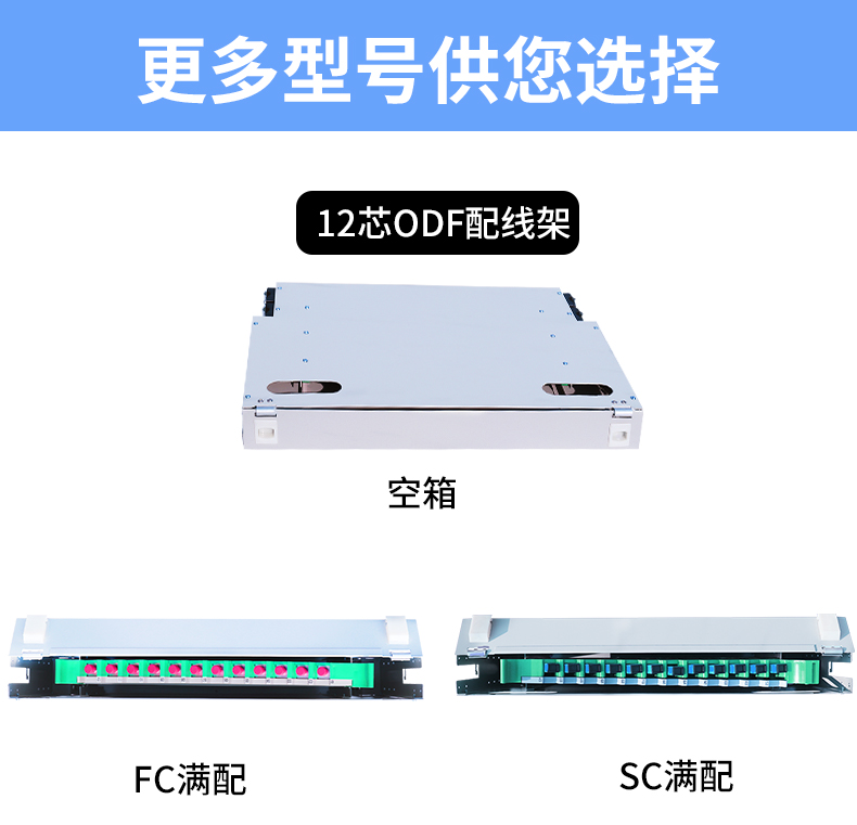 ODF单元箱ODF子框光纤配线架配置说明 ODF单元箱,ODF子框,ODF光纤配线架,ODF熔配单元箱,ODF架