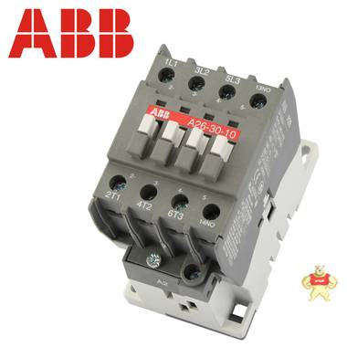 ABB交流接触器A26-30-10 26A 220V380V 交流接触器,三极交流线圈接触器,接触器