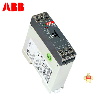 ABB时间继电器通电延时CT-ERE,1c/o,0.3s-30s 继电器,时间继电器,电子时间继电器