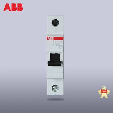 ABB小型断路器单进单出空气开关1P8A单片单极空开SH201-C8- 断路器,小型断路器,微型断路器,空开