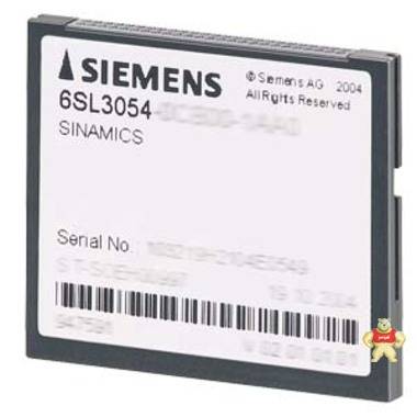 西门子S120袖珍闪存卡 6SL3054-0FB10-1BA0 不含性能扩展 S120,功率模块,变频器,三相交流,驱动器