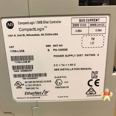 AB1769系列1769-L35E PLC模块 模块,PLC,可编程控制器