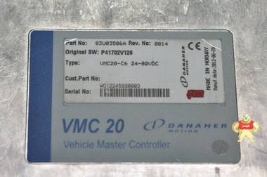 達(dá)那黑爾運(yùn)動(dòng)車主控制器VMC20-C6 24-80VDC DANAHER MOTION,達(dá)那黑爾運(yùn)動(dòng)車主控制器VMC20-C6 24-80VDC,控制器