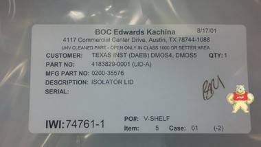 AMAT應(yīng)用材料0020-35576絕緣體蓋BOC-4183829-0001 現(xiàn)貨 AMAT Applied 0020-35576,AMAT應(yīng)用材料0020-35576,0020-35576,絕緣體蓋BOC-4183829-0001,Insulator Lid BOC- 4183829-0001