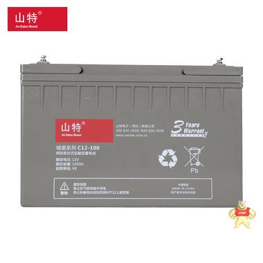 SANTAK/山特蓄电池12V100AH C12-100山特电池 UPS蓄电池 山特蓄电池,山特城堡蓄电池,铅酸蓄电池,C12-100,阀控式蓄电池