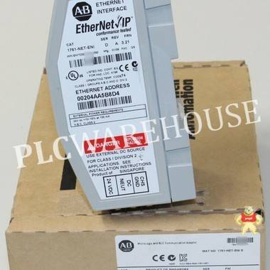 新的Allen Bradley 1761-NET-ENI系列D以太网，用于SLC 500 