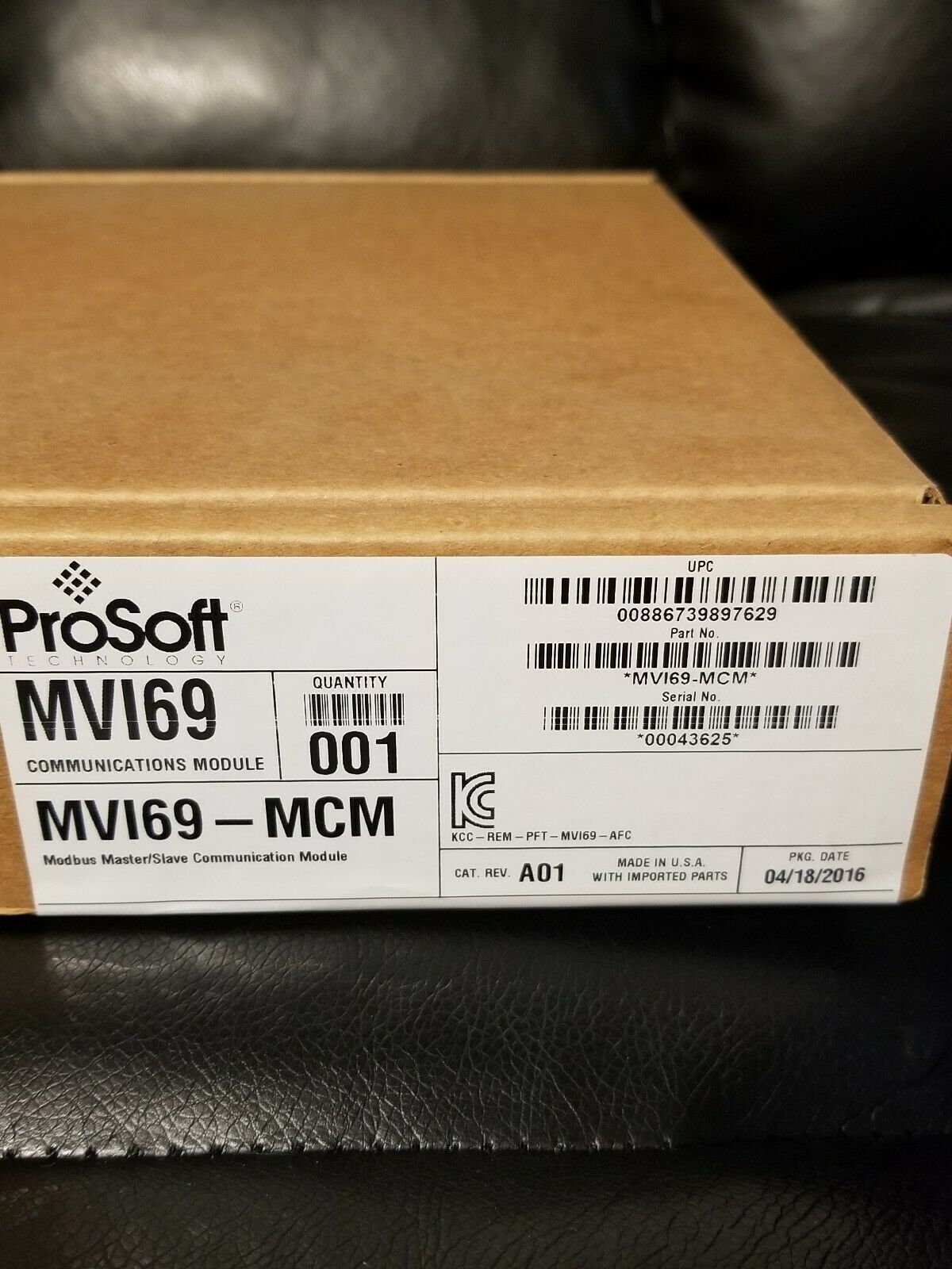 ProSoft MVI69-MCM主从通信模块 ProSoft Technology,MVI69-MCM,主从通信模块