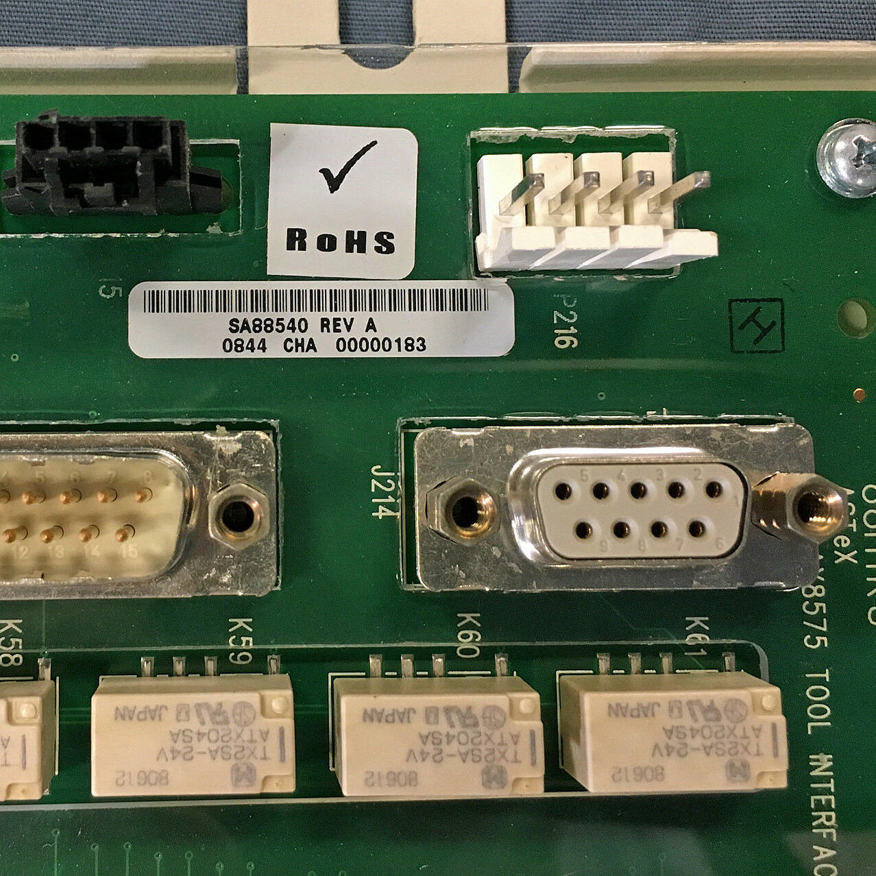 MKS ASTeX SEMOZON AX8575臭氧输送系统工具接口印刷电路板
