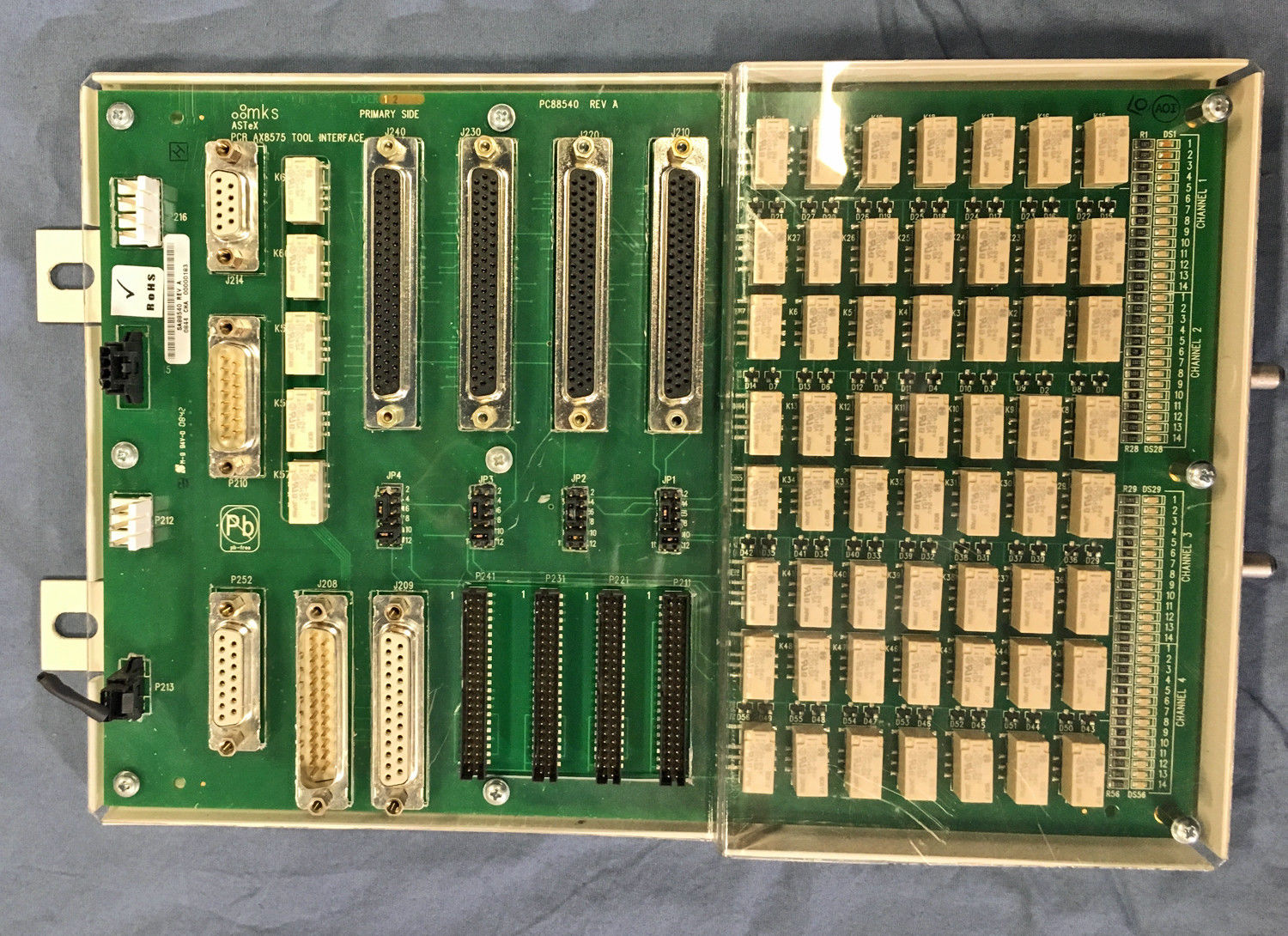 MKS ASTeX SEMOZON AX8575臭氧输送系统工具接口印刷电路板