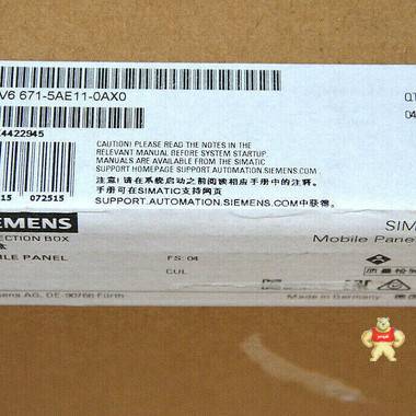 Siemens 6AV6671-5AE11-0AX0接線盒 庫(kù)存 