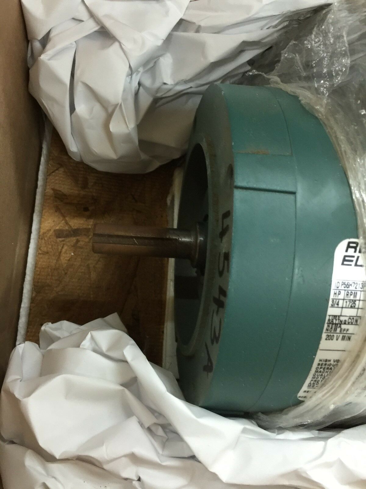 NEW RELIANCE ELECTRIC 3/4HP BRAKE MOTOR P56H7213P WITH DODGE 