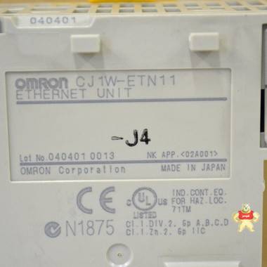 OMRON CJ1W-ETN11以太网设备 现货 