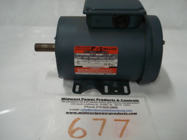 Reliance motor P14G9248, 2hp, 3450rpm, 145T frame, 230/460, 