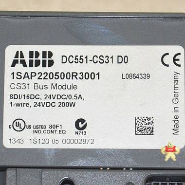 ABB DC 551-CS31 通信接口模块 