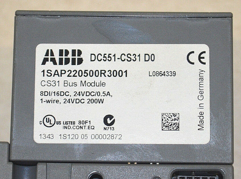 ABB DC 551-CS31 通信接口模块 