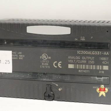 通用电气-FANUC IC200ALG331可编程逻辑控制器模块 IC200ALG331-AA,原装正品IC200ALG331,IC200ALG331