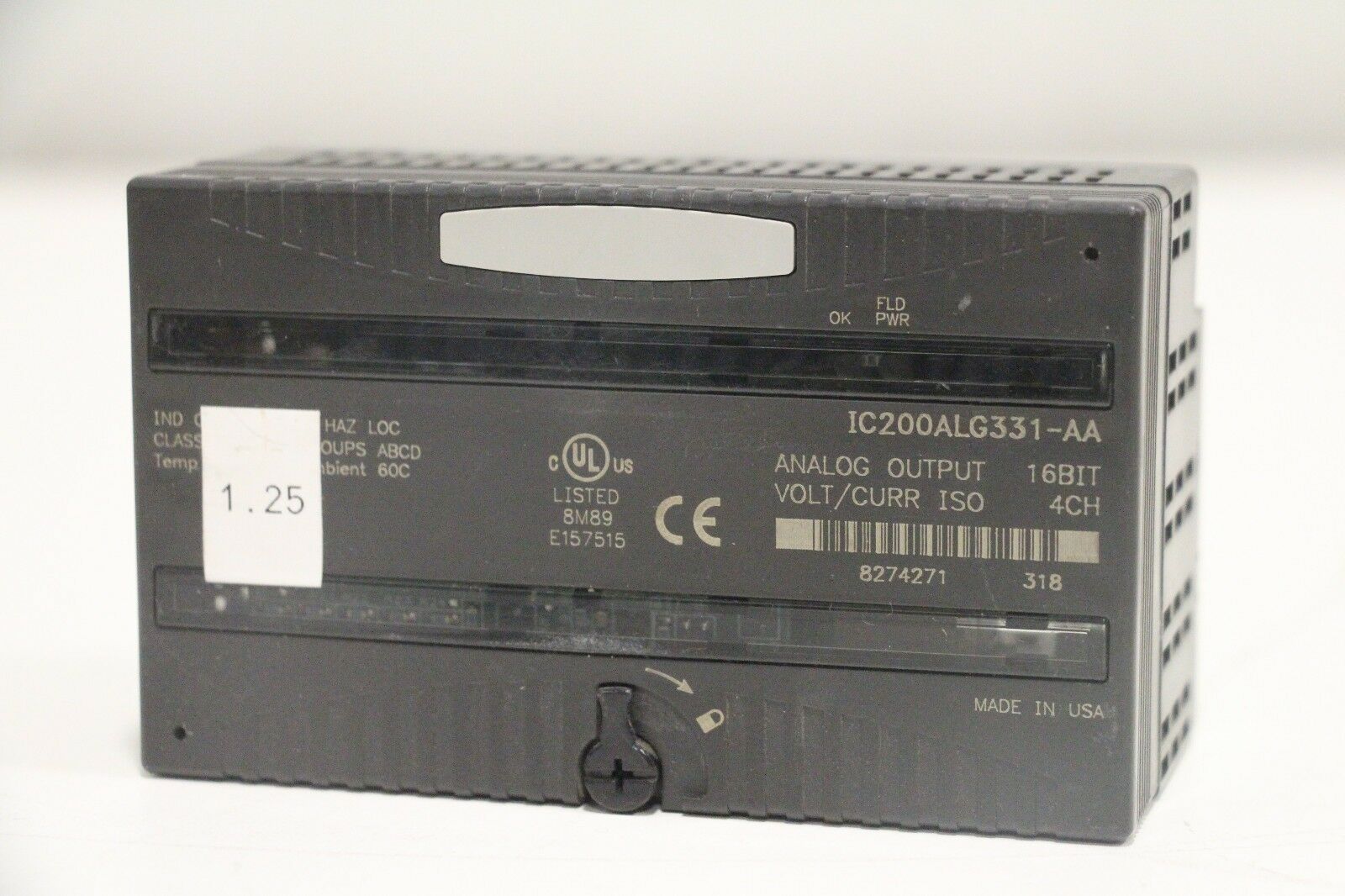 通用电气-FANUC IC200ALG331可编程逻辑控制器模块 IC200ALG331-AA,原装正品IC200ALG331,IC200ALG331