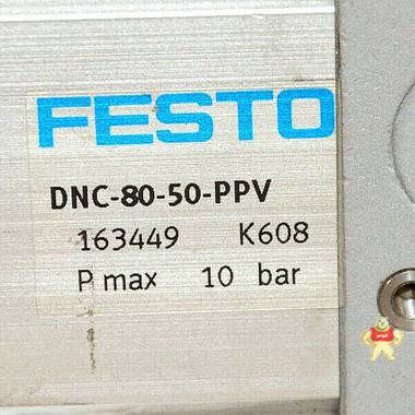 费斯托 DNC-80-50-PPV 163449标准气缸双作用 
