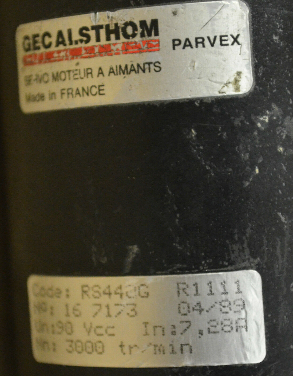 GEC阿尔斯通RS442G R1111直流发动机 