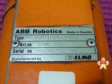 ABB Robotics servo motor 3HAC0409-001 MU400/FM原装正品 