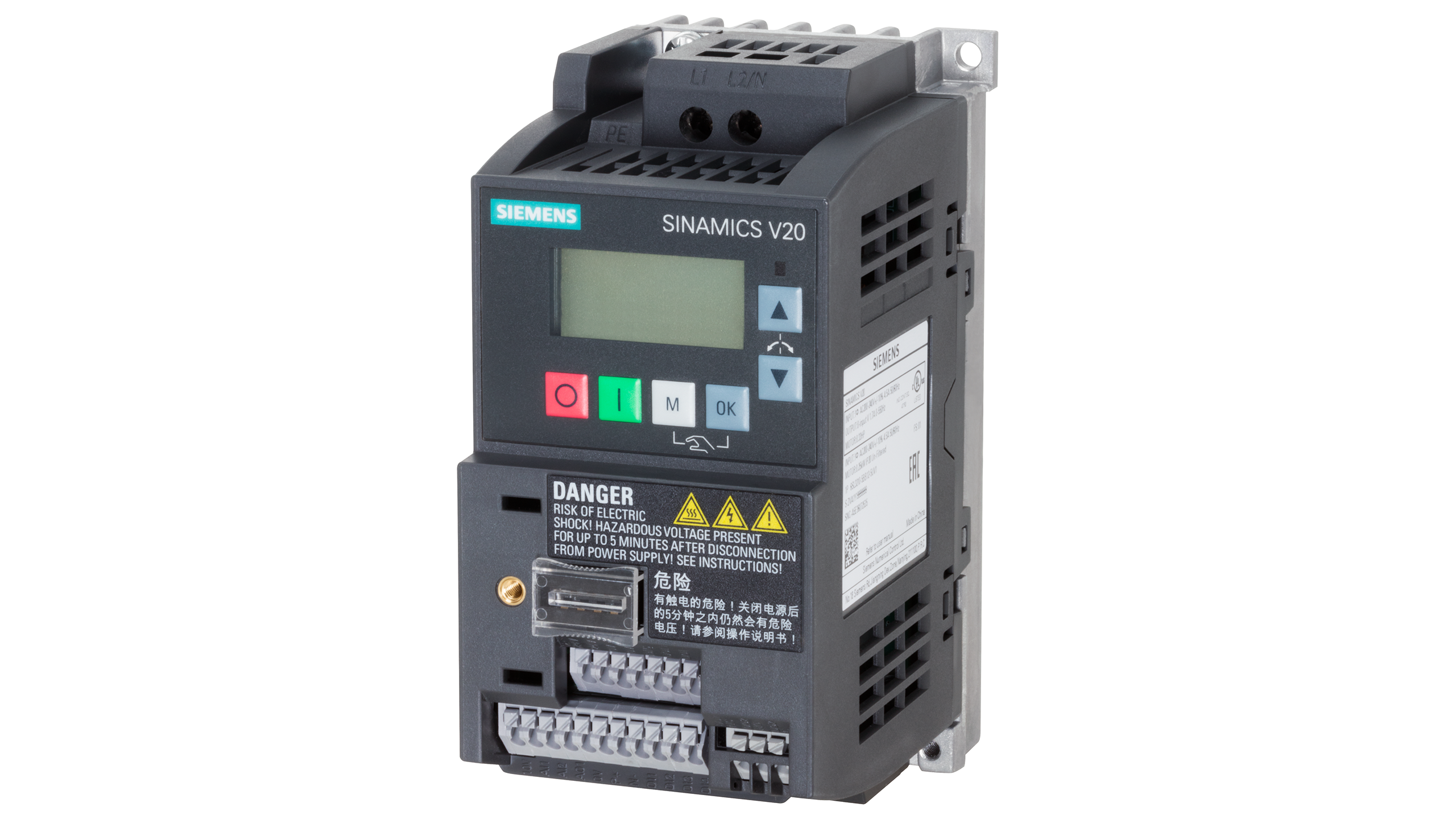 西门子V20 6SL3210-5BB21-1UV1 1.1KW