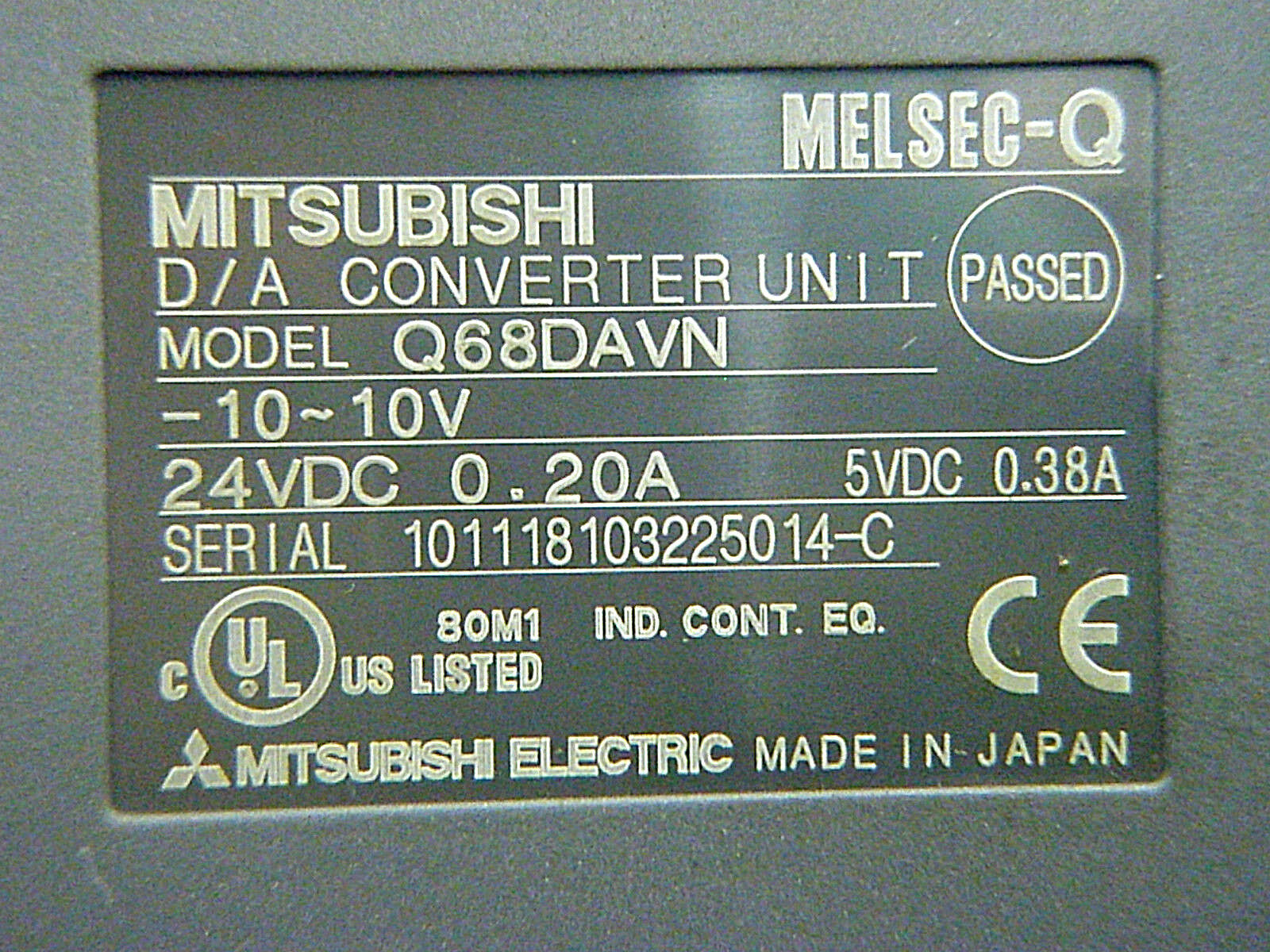三菱MELSEC-Q68DAVN变频器 