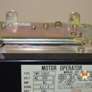 MOTOR OPERATOR TMC-5BA AC 240V电路断路器 