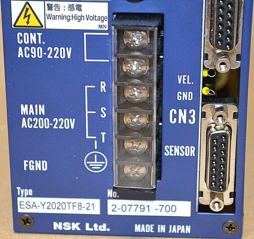 NSK ESA-Y2020TF8-21电机控制器伺服驱动器单元 