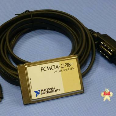 美國國家儀器 PCMCIA-GPIB + 控制器/分析儀卡帶閉鎖電纜 