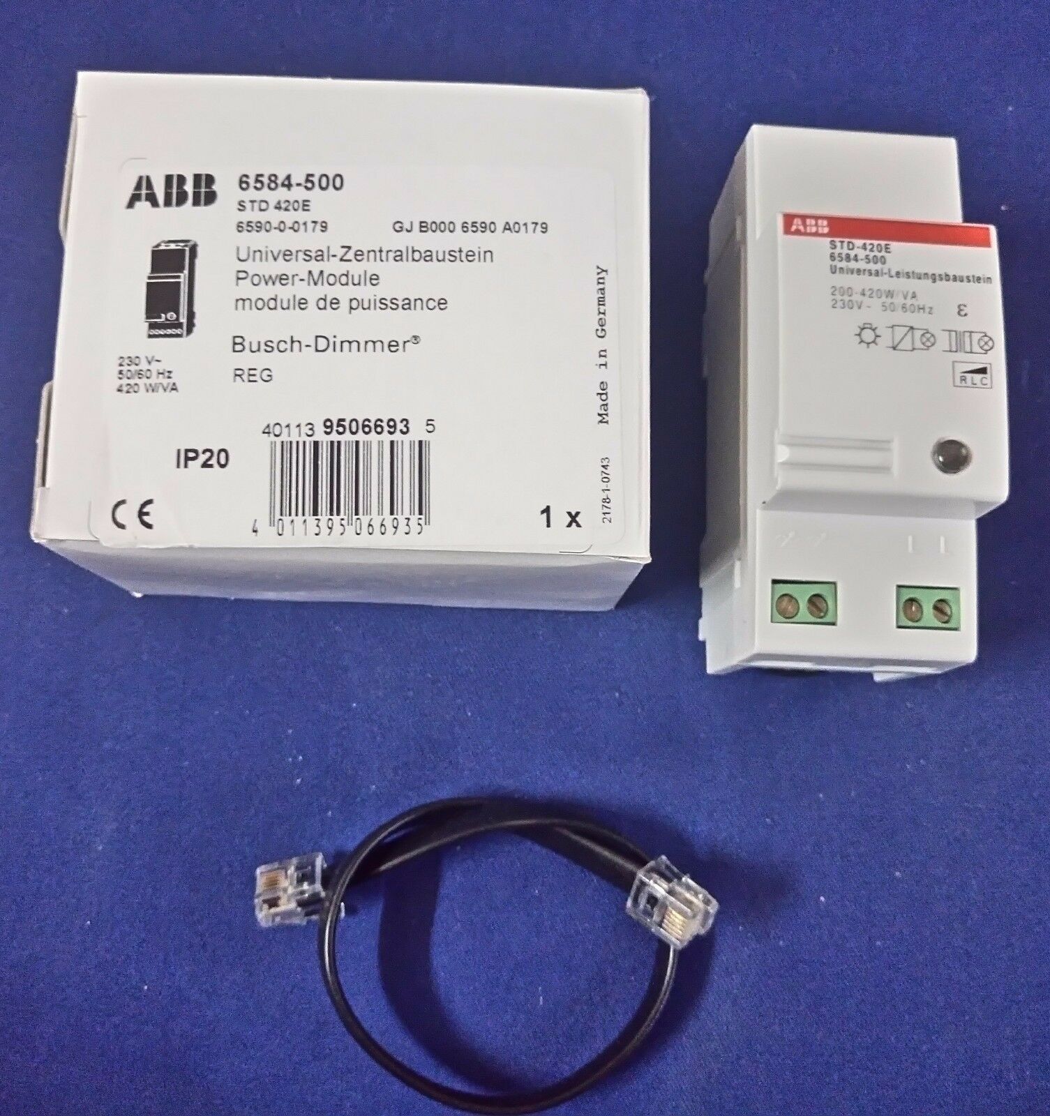 ABB std-420e 通用 leistungsdimmer 功率模块 6584-500 200-420 带 VA 