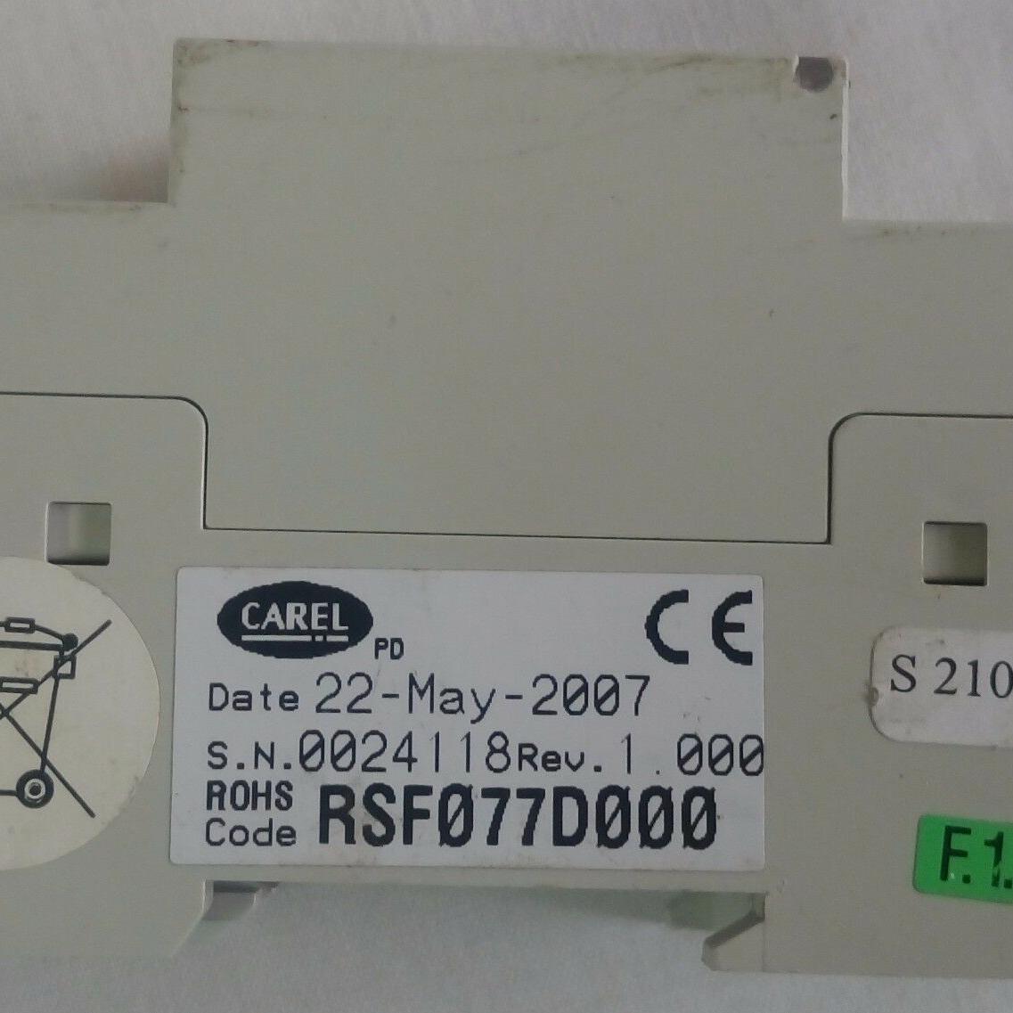 Carel rsf077d000-相位 序列控制。 2din 导轨模块使用