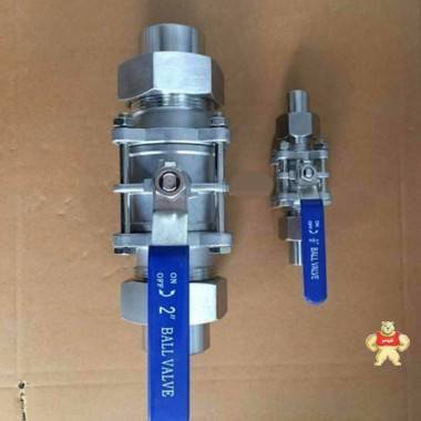 上歐Q21W-16P不銹鋼三片式外螺紋球閥 直通式球閥,自力式球閥,不銹鋼球閥,上歐球閥,螺紋球閥